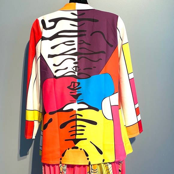 Suvimuga Abstract Blazer - Picture 7 of 12